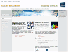 Tablet Screenshot of mapshop-online.de